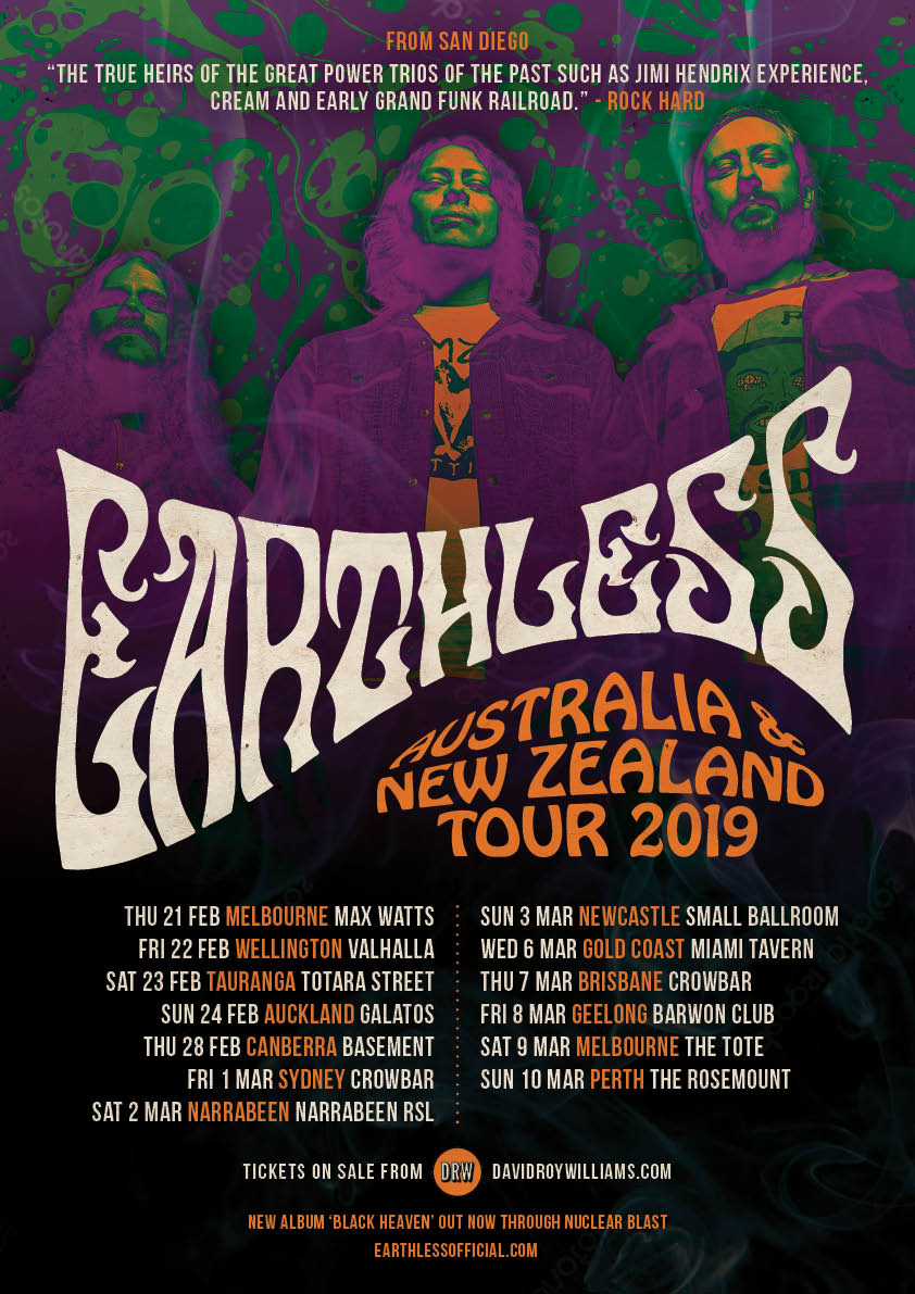 earthless tour australia