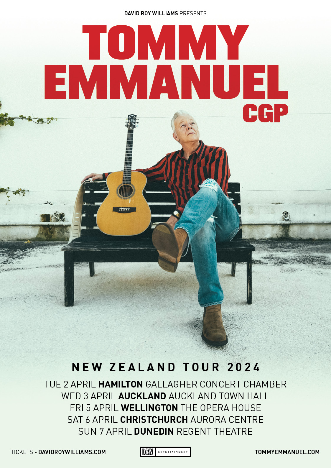 Tommy Emmanuel Tour Schedule 2024 carte btp